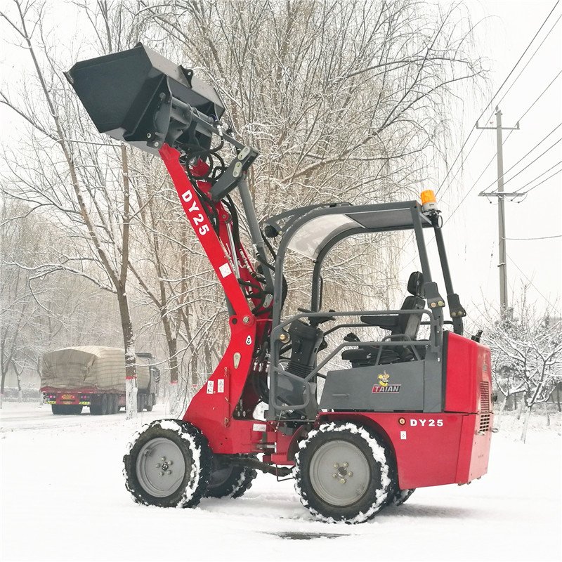 Farm front end shovel loader DY25 small mini wheel loader similar to weidemann ,giant ,schaffer