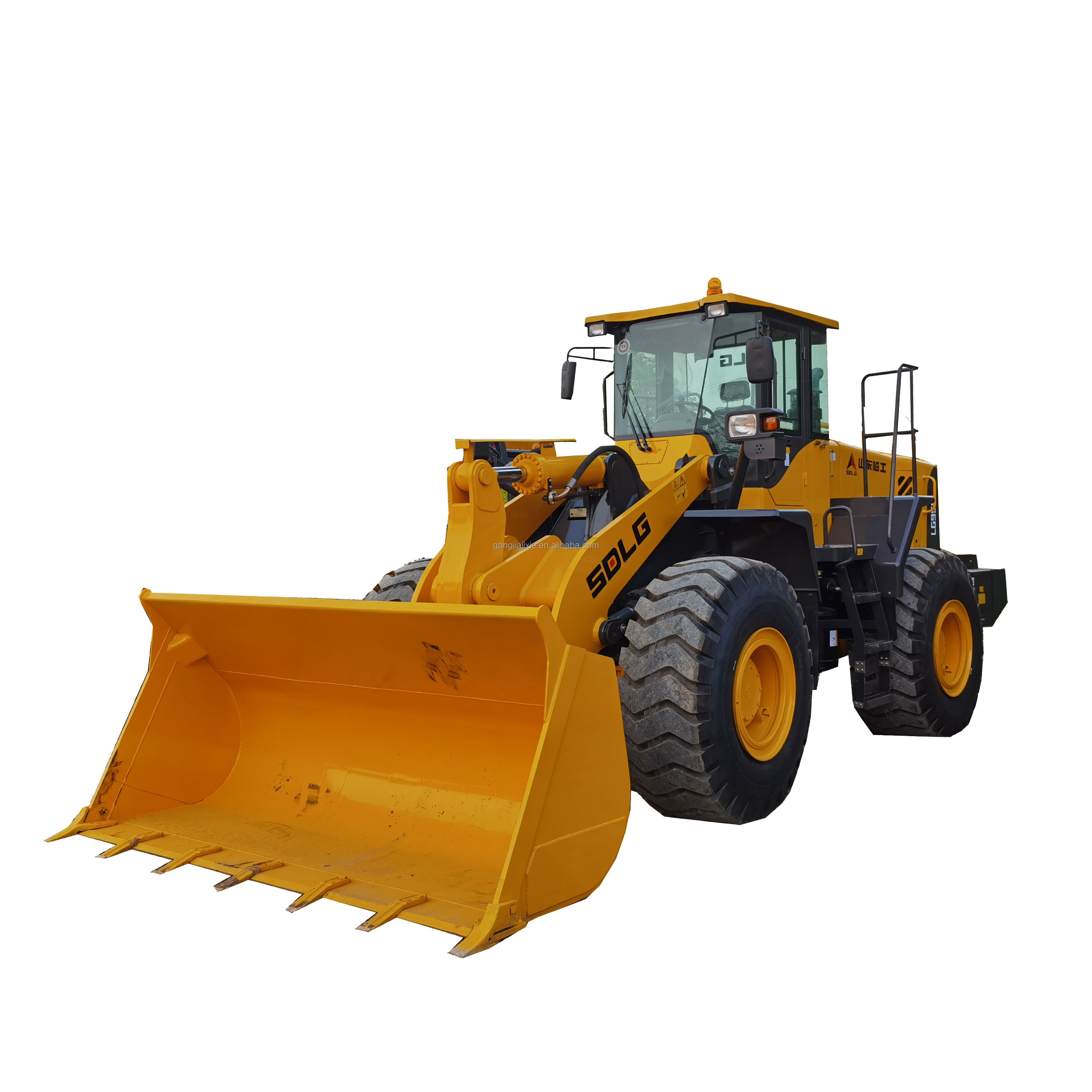 Shandong Lingong LG956L used loader machine 0 hours original parts low price sale secondhand used loader machine