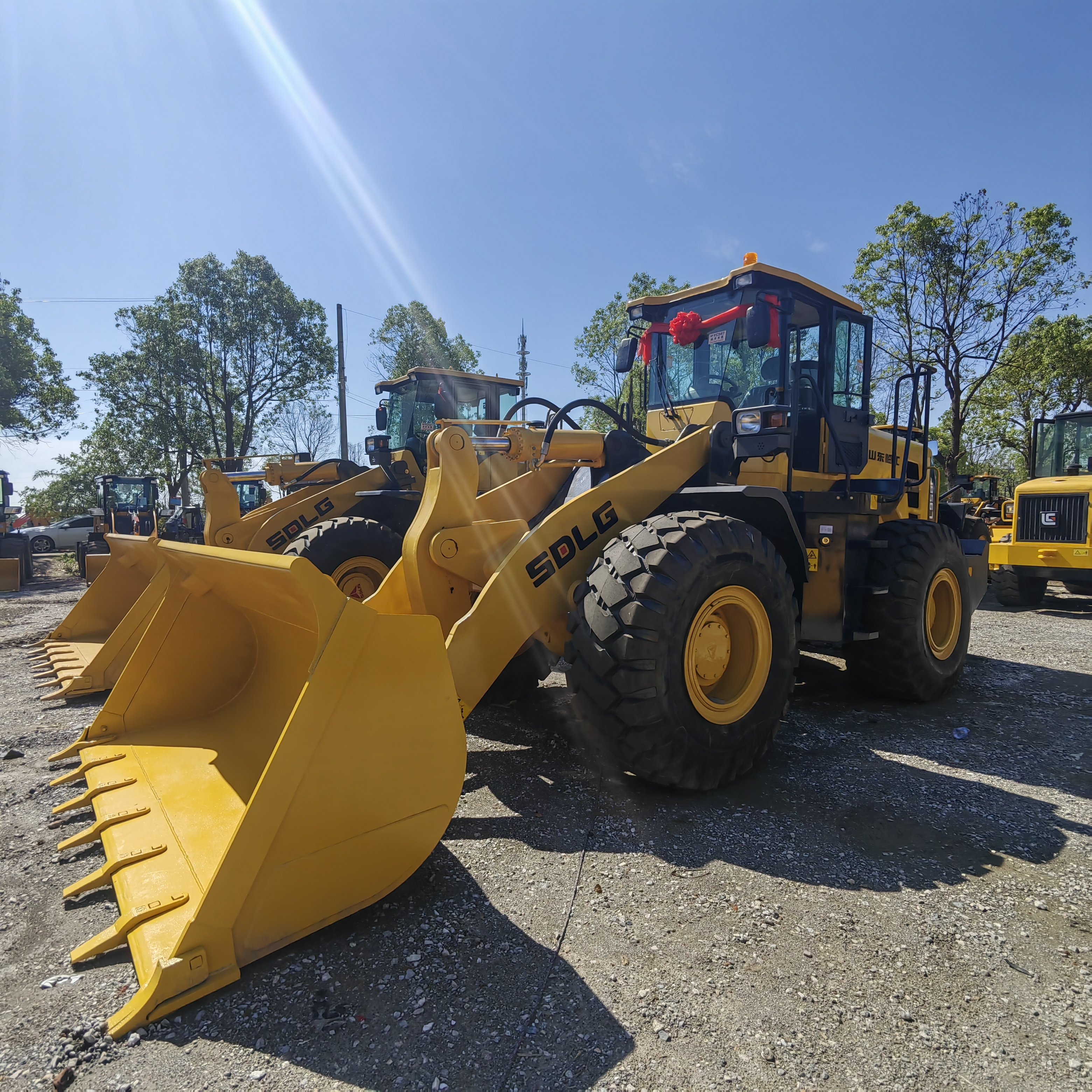Secondhand construction machinery ued SDLG L956F Wheel Loader