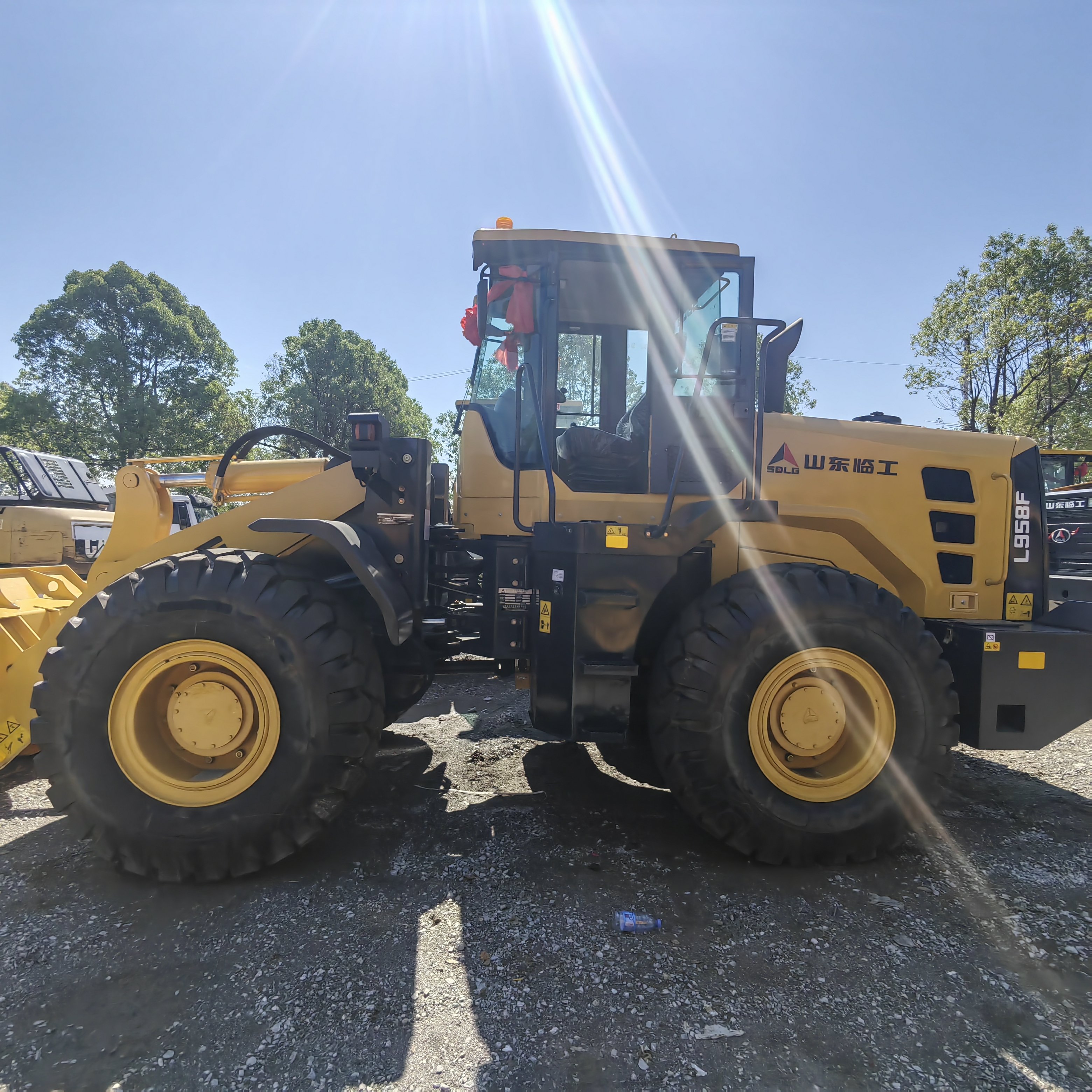 Secondhand construction machinery ued SDLG L956F Wheel Loader