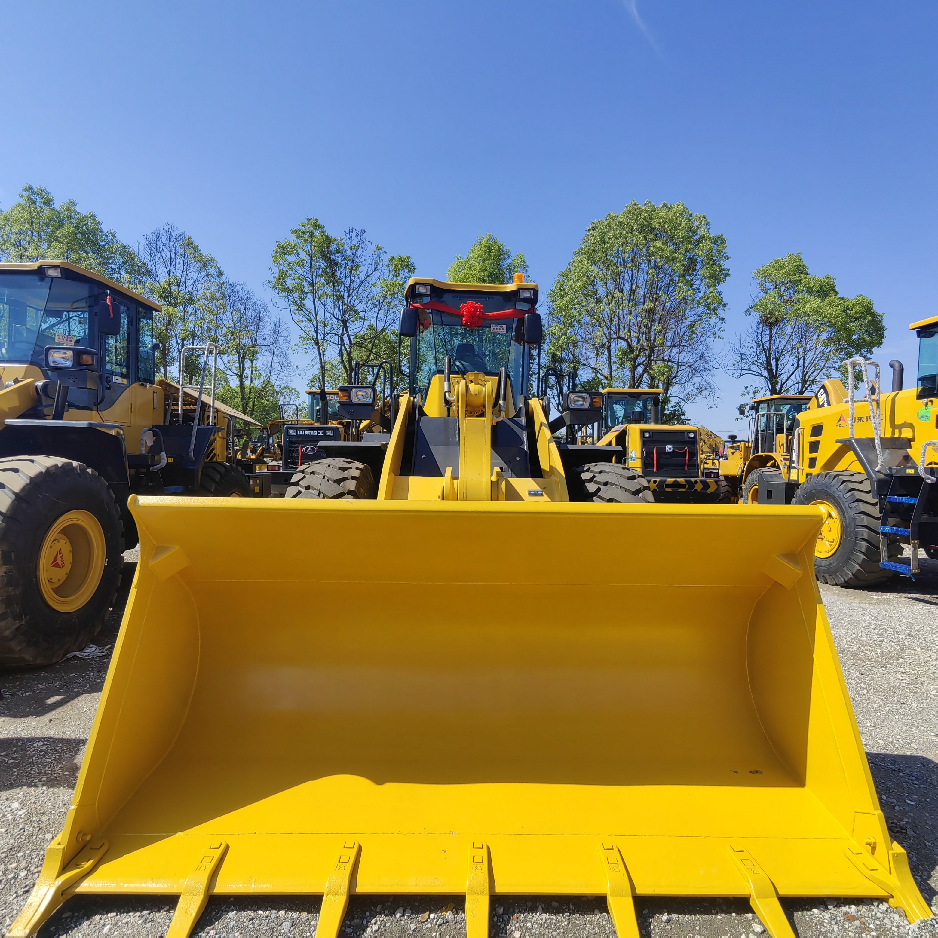 Secondhand construction machinery ued SDLG L956F Wheel Loader