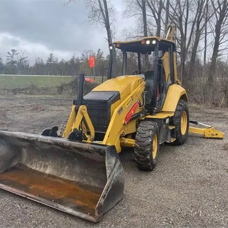 80% New Second Hand Wheel Cat 420 Loader Excavator Digger 4*4 Cat Backhoe Loader Used