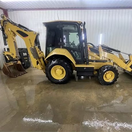 80% New Second Hand Wheel Cat 420 Loader Excavator Digger 4*4 Cat Backhoe Loader Used