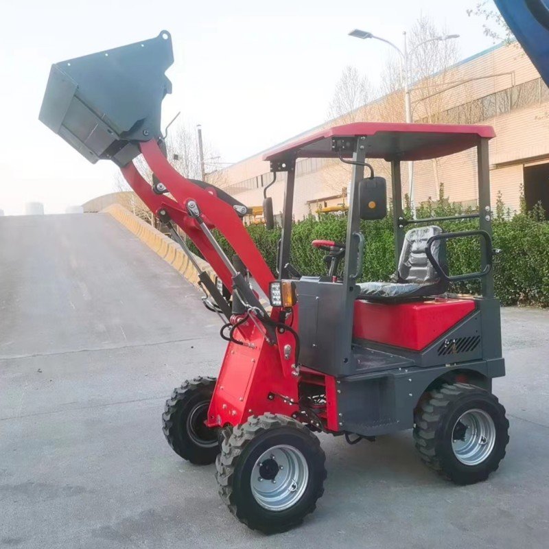 Farm Use 0.5T Battery Front End Loader House Mini Electric Loader With Attachments
