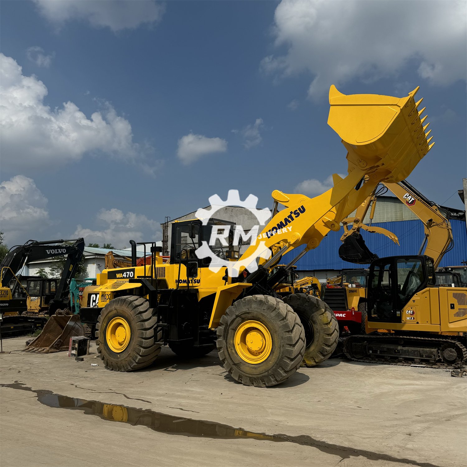 Japan import used loader Komatsu WA470 wheel type strong power second hand powerful wa450 wa380 wa320 with original parts