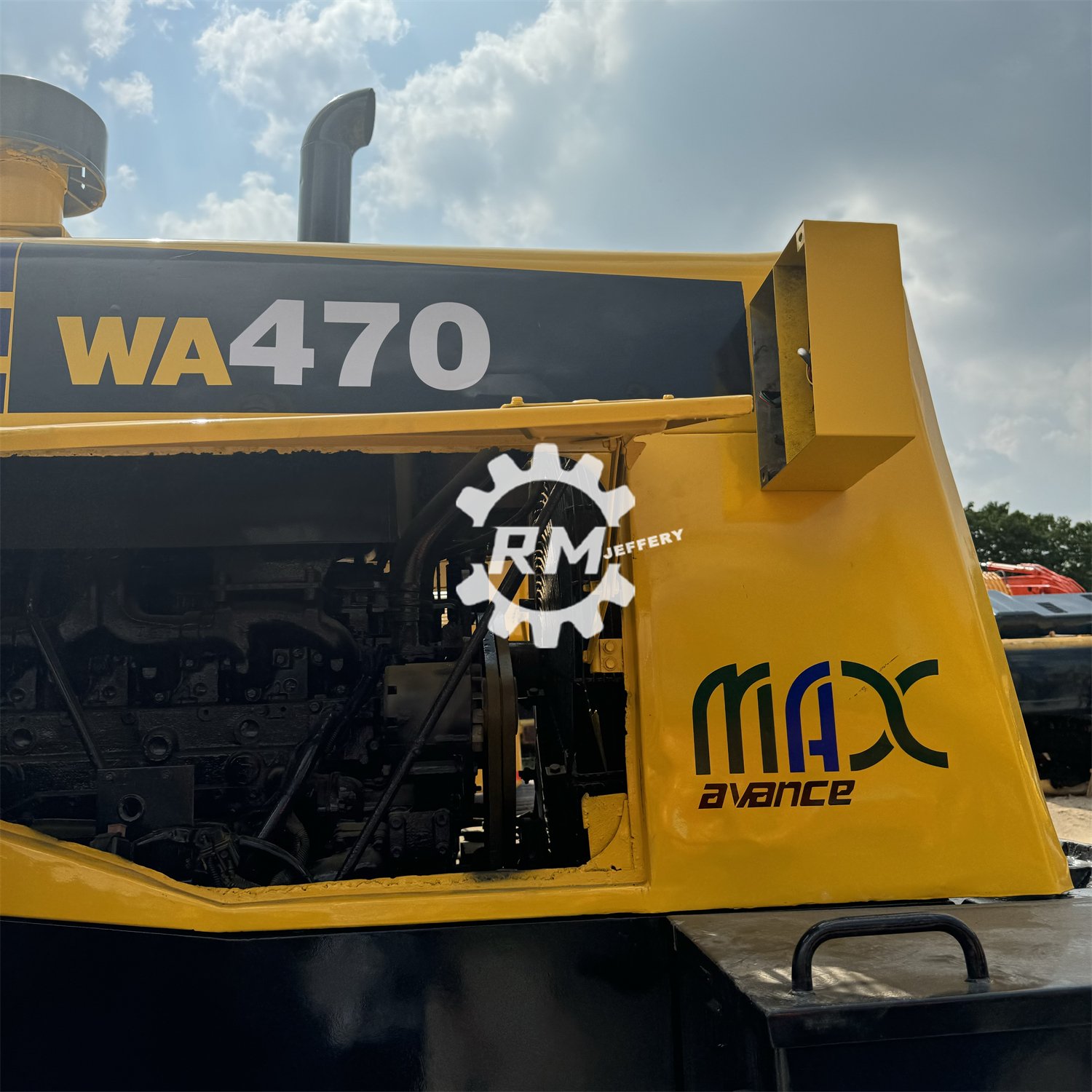 Japan import used loader Komatsu WA470 wheel type strong power second hand powerful wa450 wa380 wa320 with original parts