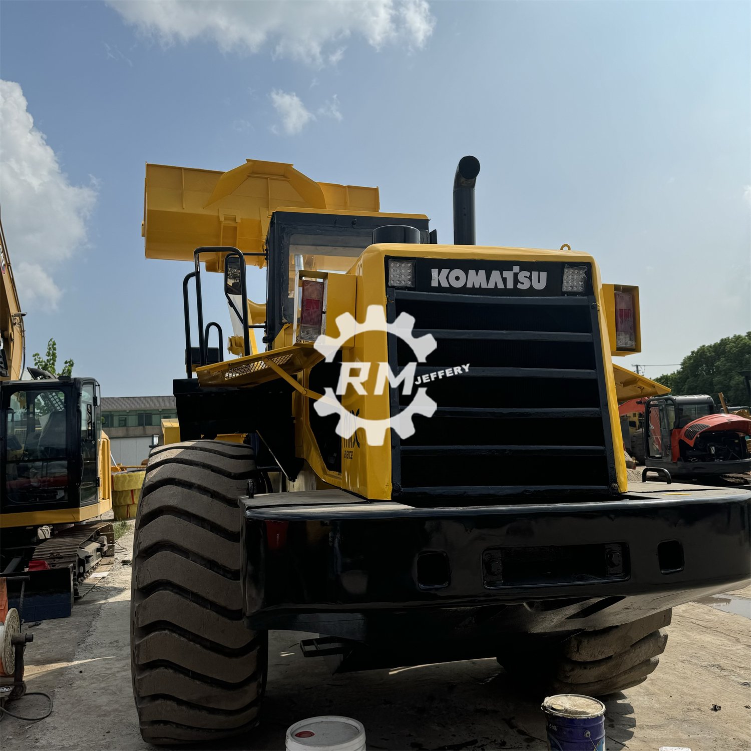 Japan import used loader Komatsu WA470 wheel type strong power second hand powerful wa450 wa380 wa320 with original parts