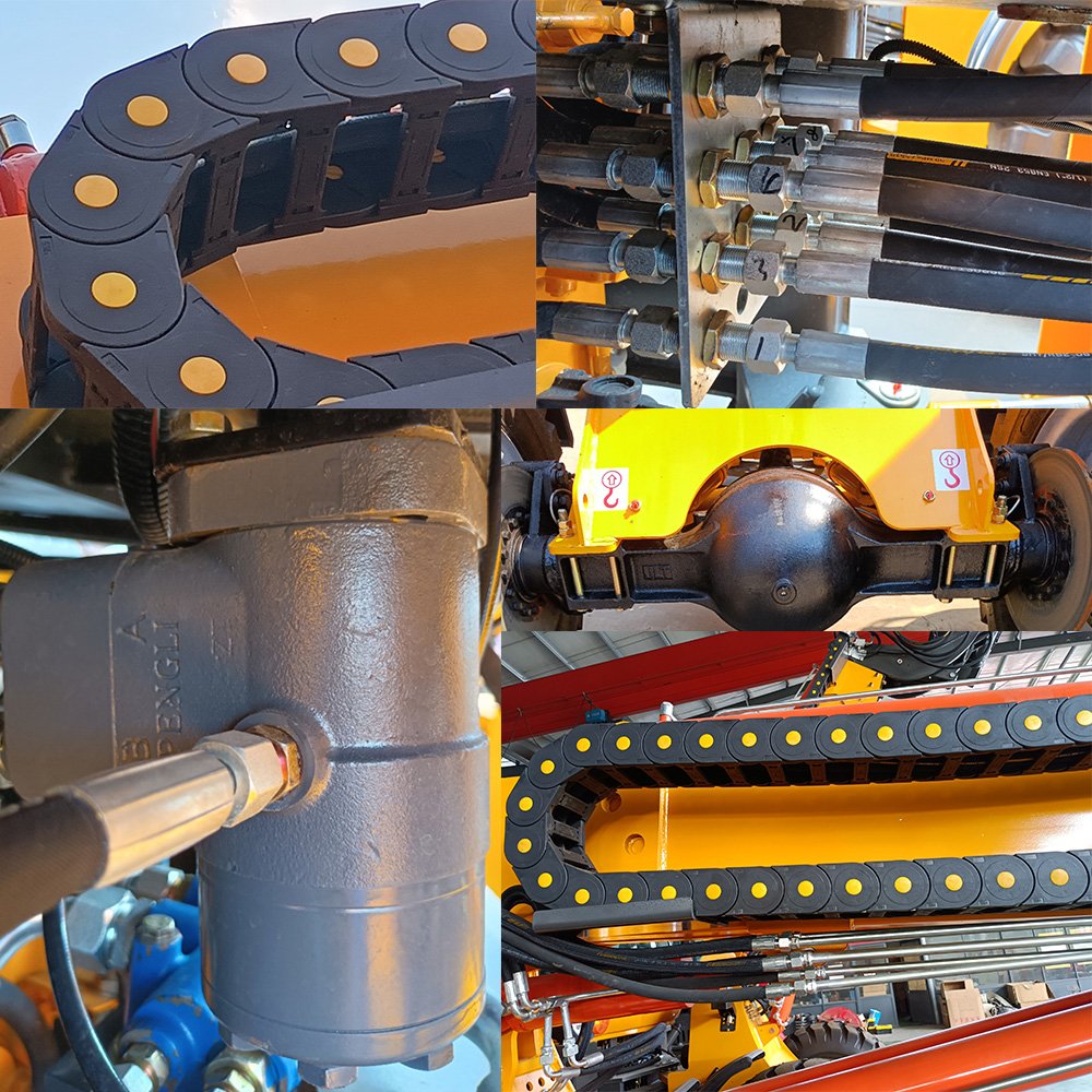 Efficient 3 Ton Telescopic Front Loader Material Handling Used Condition Bucket Include Engine Pump Gearbox Bearing PLC
