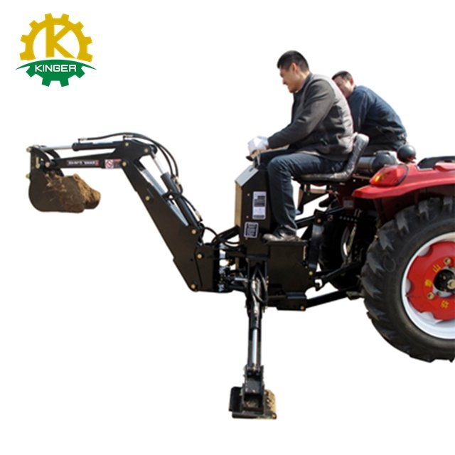Kinger Never Used Tractor Mounted PTO Backhoe Loader for Digging
