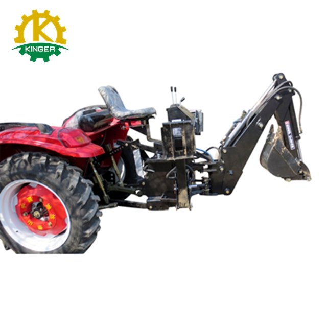 Kinger Never Used Tractor Mounted PTO Backhoe Loader for Digging