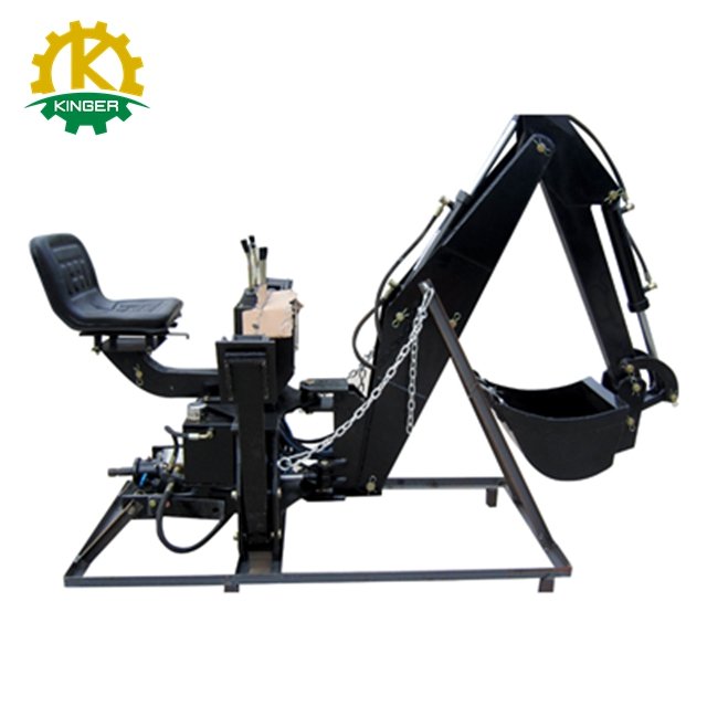 Kinger Never Used Tractor Mounted PTO Backhoe Loader for Digging