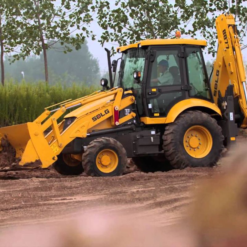 Improved-Type Heavy Duty 1.8Ton Backhoe Loader For Construction