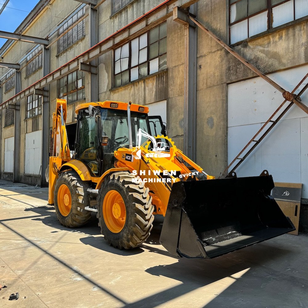 Used JCB 4CX eco 3CX 4DX 3CX mini tractor with front end loader and backhoe retroexcavadora JCB 1cx 3cx 4cx 4x4 backhoe loader