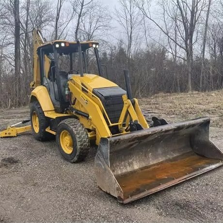 Second Hand Wheel Backhoe Excavator Loader Cheap Multi Function Cat Backhoe Loader for Household Farms