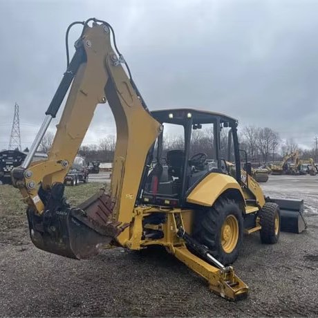 High Performance Multifunctional Construction Machine Second Hand CAT Backhoe Loader with Good Condition