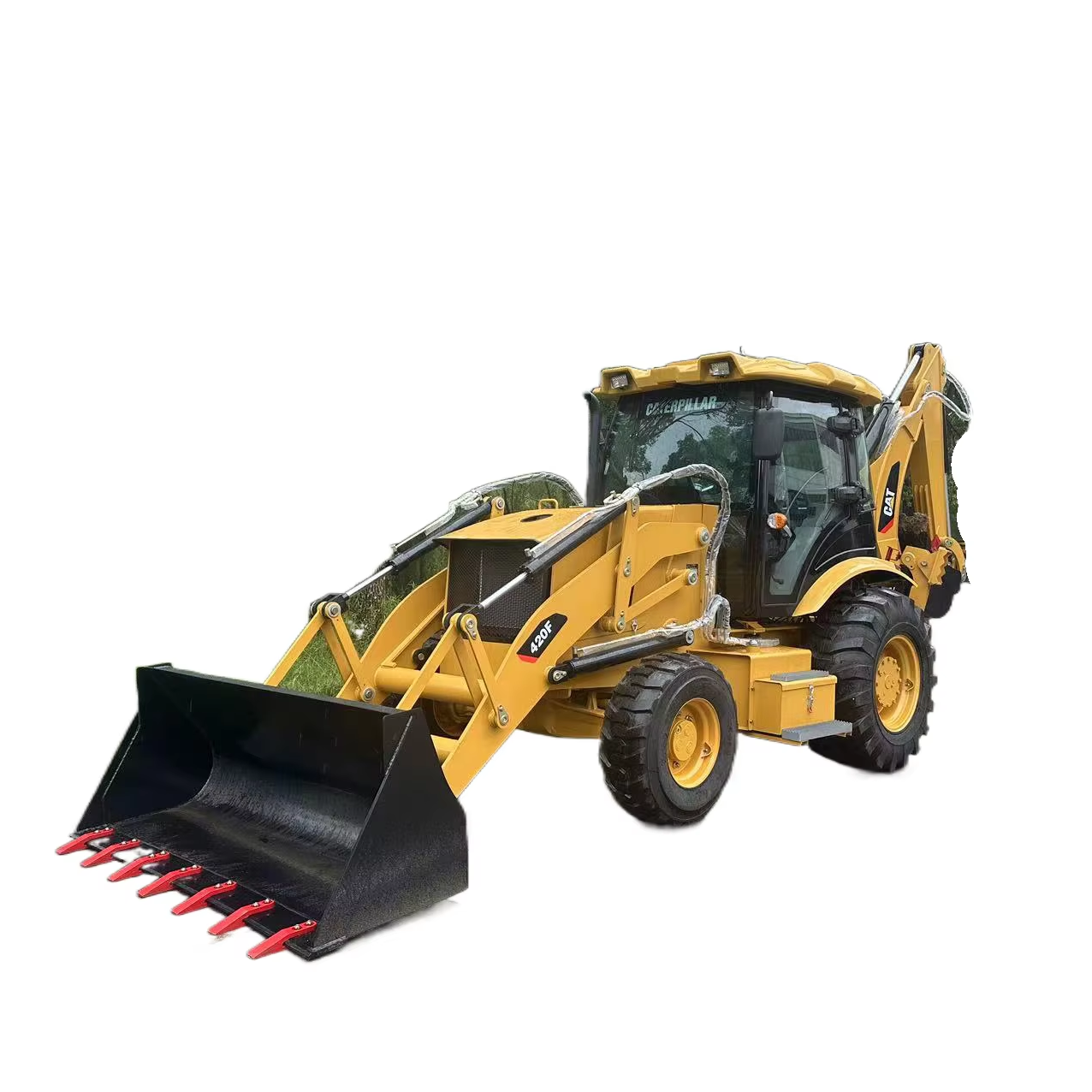 Sale USA Brand Caterpillar Backhoe in stock used CAT420F Backhoe Loader with very good condition with Factory Directly Sale