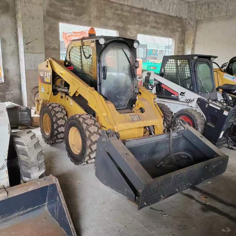 Used caterpillar 246d skid steer loader Versatility and efficiency Hot Sale In Good Condition Used 3tons Mini Skid Steer Loader