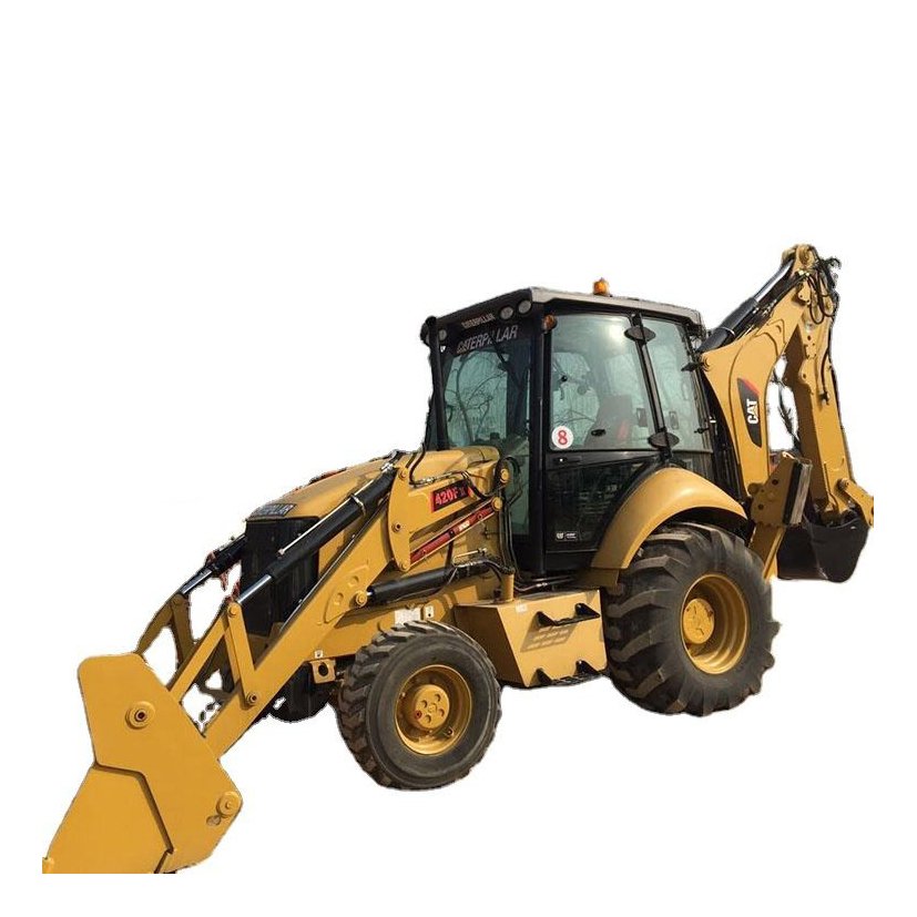 Good Condition USA CAT 420F Used Backhoe Loader Caterpillar 420F Loader Backhoe