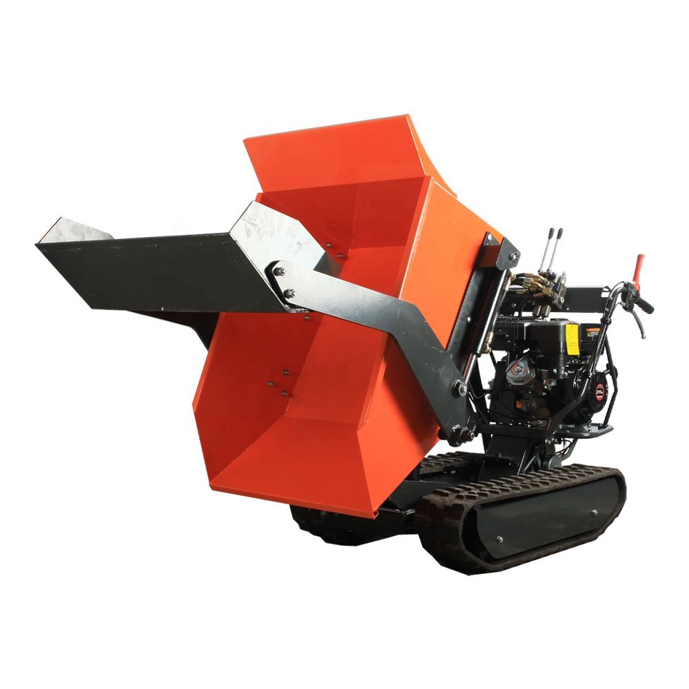 Rima Best Selling Mini Dumper Easy Operated Steel Track Gasoline Engine Backhoe Loader Front Loader Skid Steer Loader Used