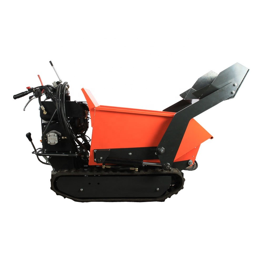 Rima Best Selling Mini Dumper Easy Operated Steel Track Gasoline Engine Backhoe Loader Front Loader Skid Steer Loader Used