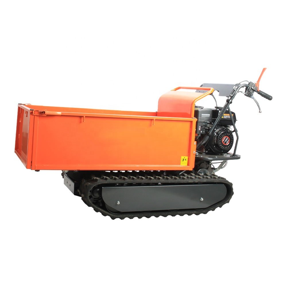 Rima Best Selling Mini Dumper Easy Operated Steel Track Gasoline Engine Backhoe Loader Front Loader Skid Steer Loader Used