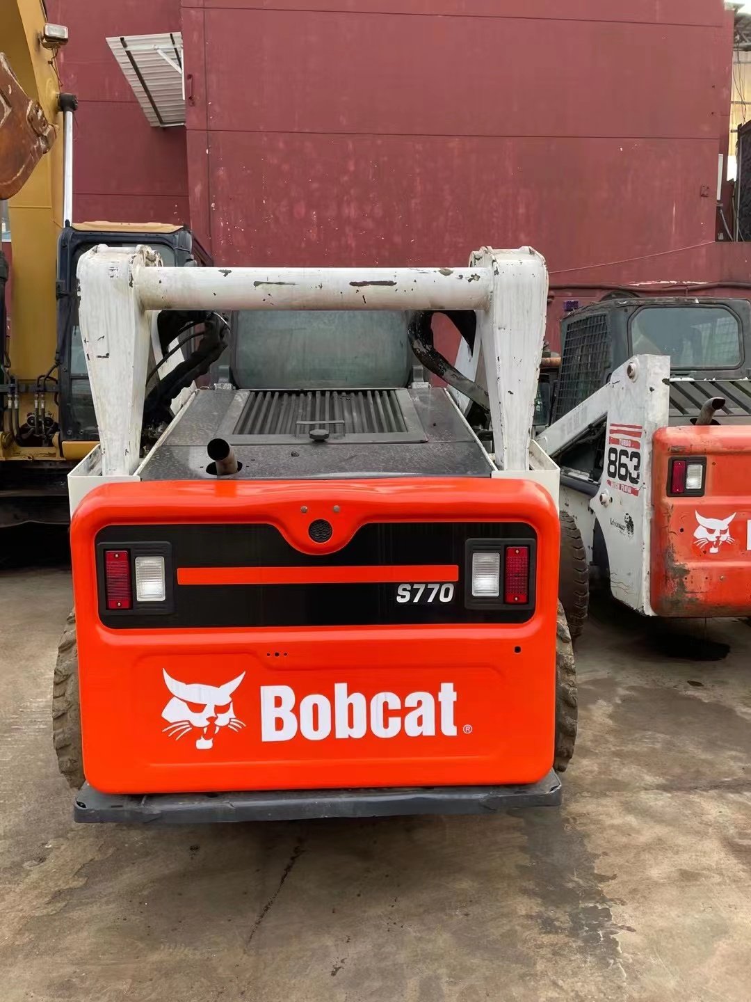 Good quality used BOBCAT skid steer loader S770 for sale loader with low price