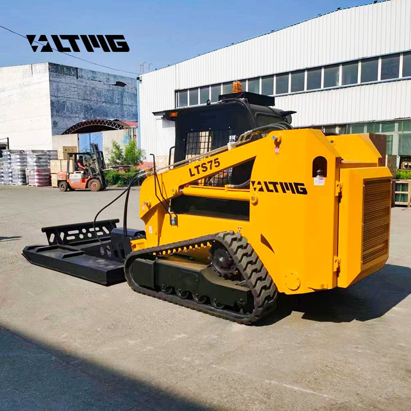 LTMG factory various attachment tracked skid steer loader 700kg 1000kg 1200kg crawler skid steer loader with Japanese engine