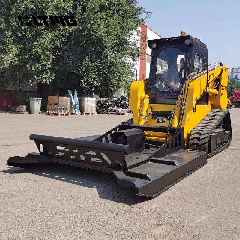LTMG factory various attachment tracked skid steer loader 700kg 1000kg 1200kg crawler skid steer loader with Japanese engine
