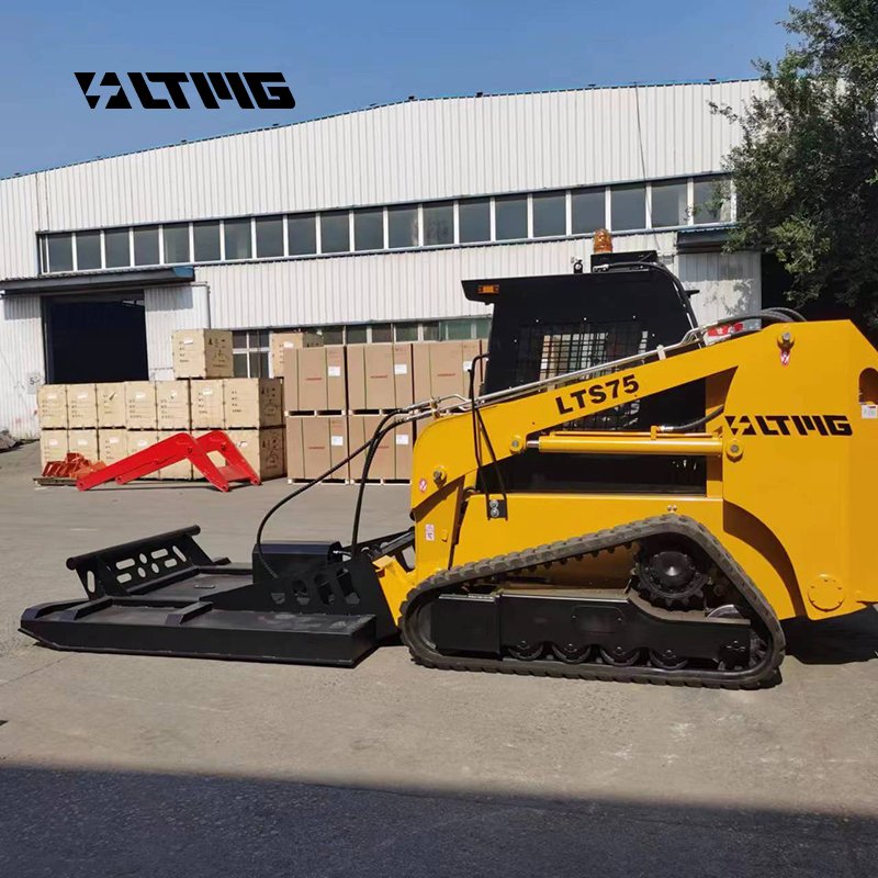 LTMG factory various attachment tracked skid steer loader 700kg 1000kg 1200kg crawler skid steer loader with Japanese engine