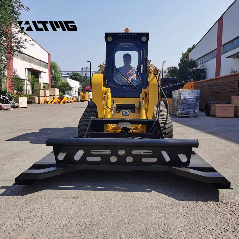 LTMG factory various attachment tracked skid steer loader 700kg 1000kg 1200kg crawler skid steer loader with Japanese engine