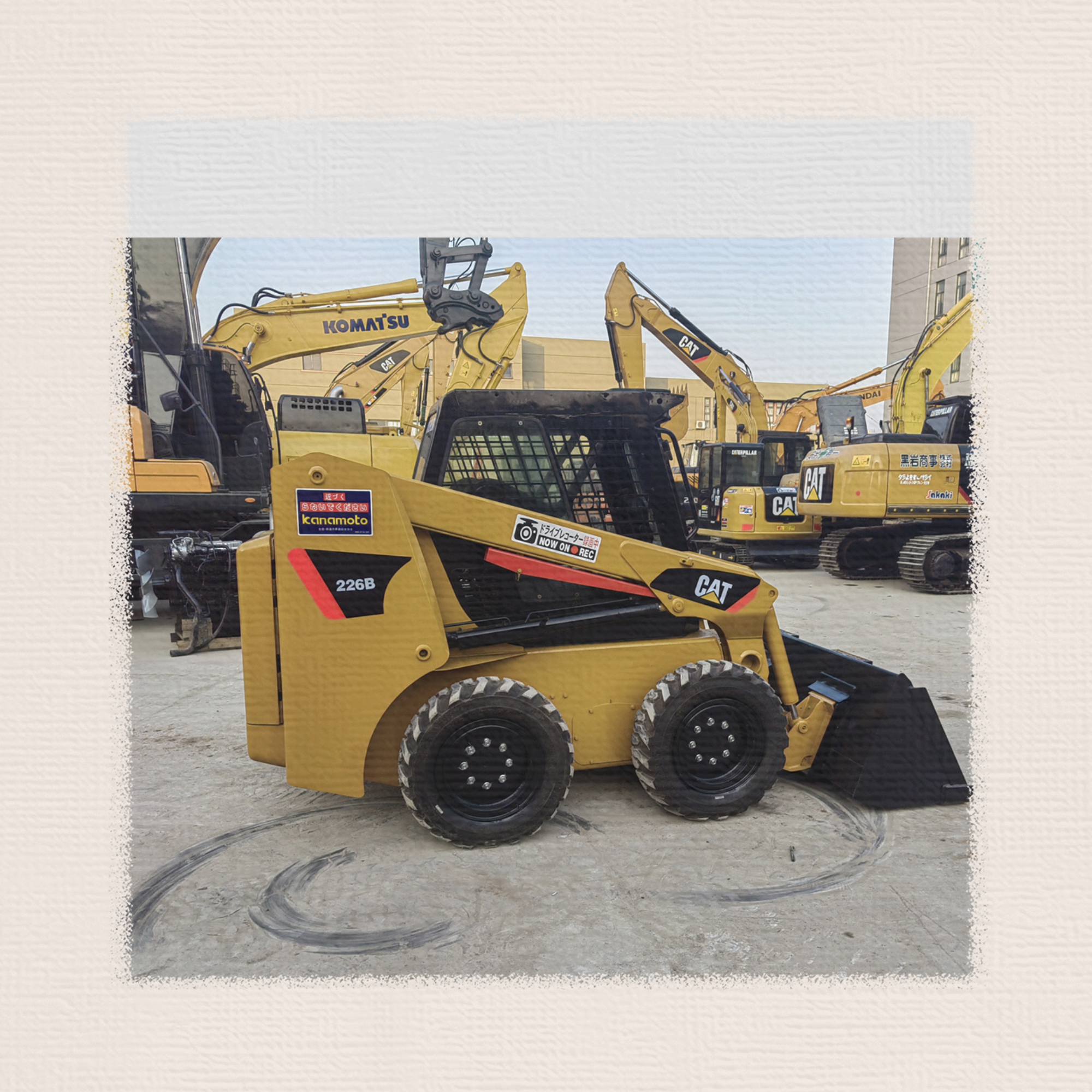 Cat 226b Front Wheel Loaders Type Caterpillar 2 Ton Used Equipment Mini Skid Steer Original Pumps Provided Construction 1 Set JP