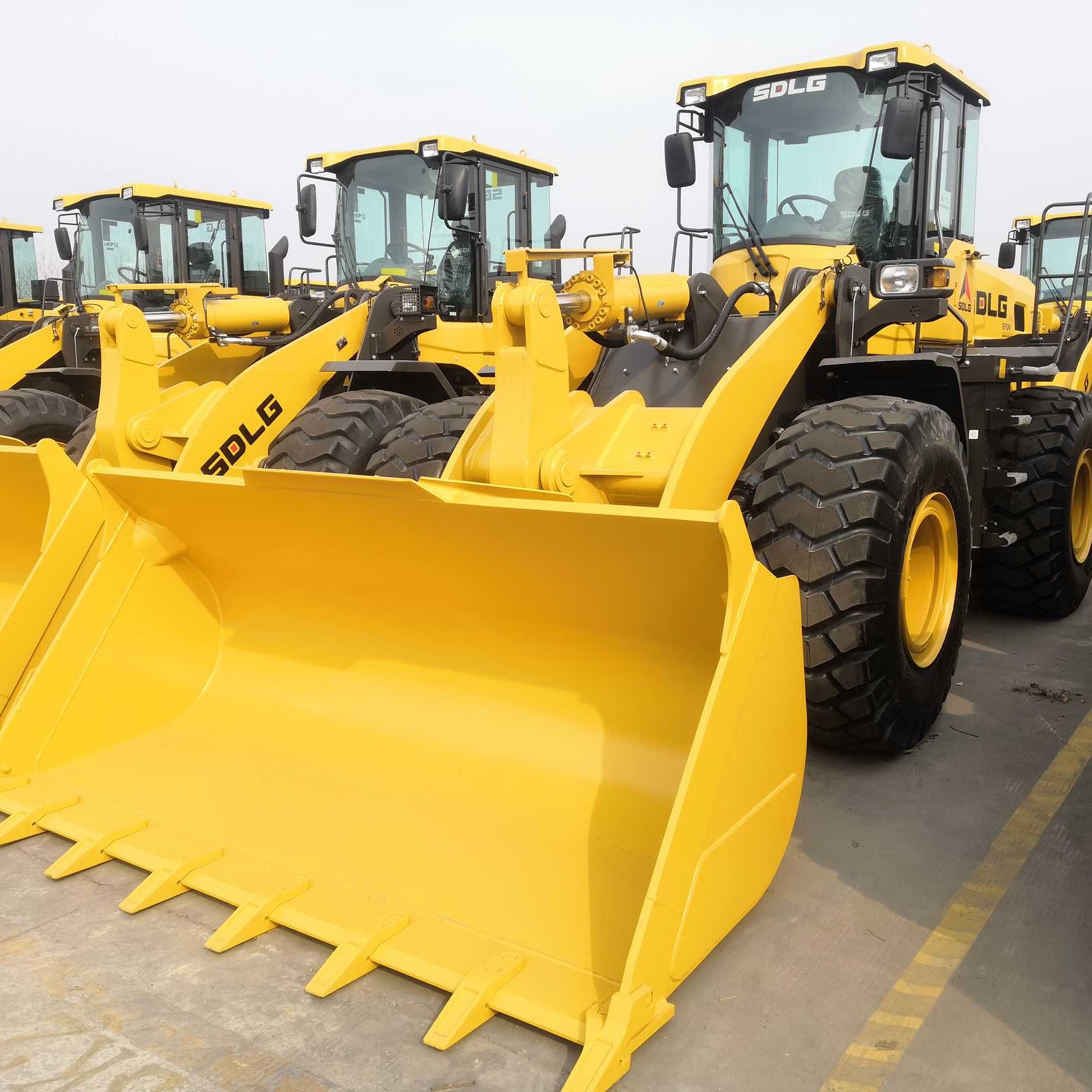 New Chinese 5 Tons Loader Model L956F 4x4 Used Wheel Loaders For SOLG