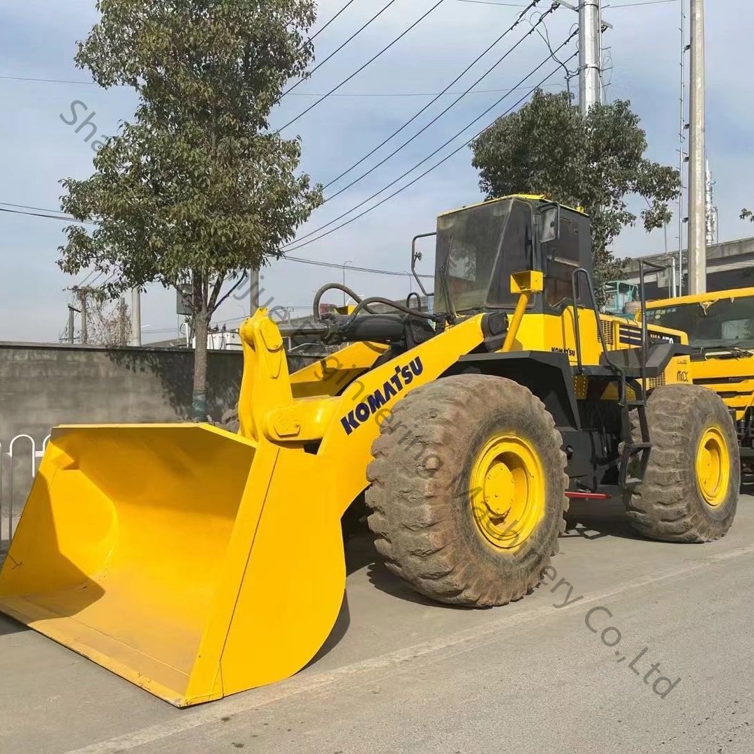hot sale used komatsu wa470 wa500 wa600 wheel loader in original paint with high quality and low price
