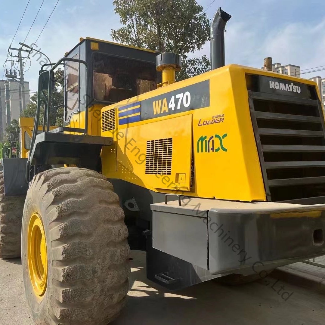 hot sale used komatsu wa470 wa500 wa600 wheel loader in original paint with high quality and low price