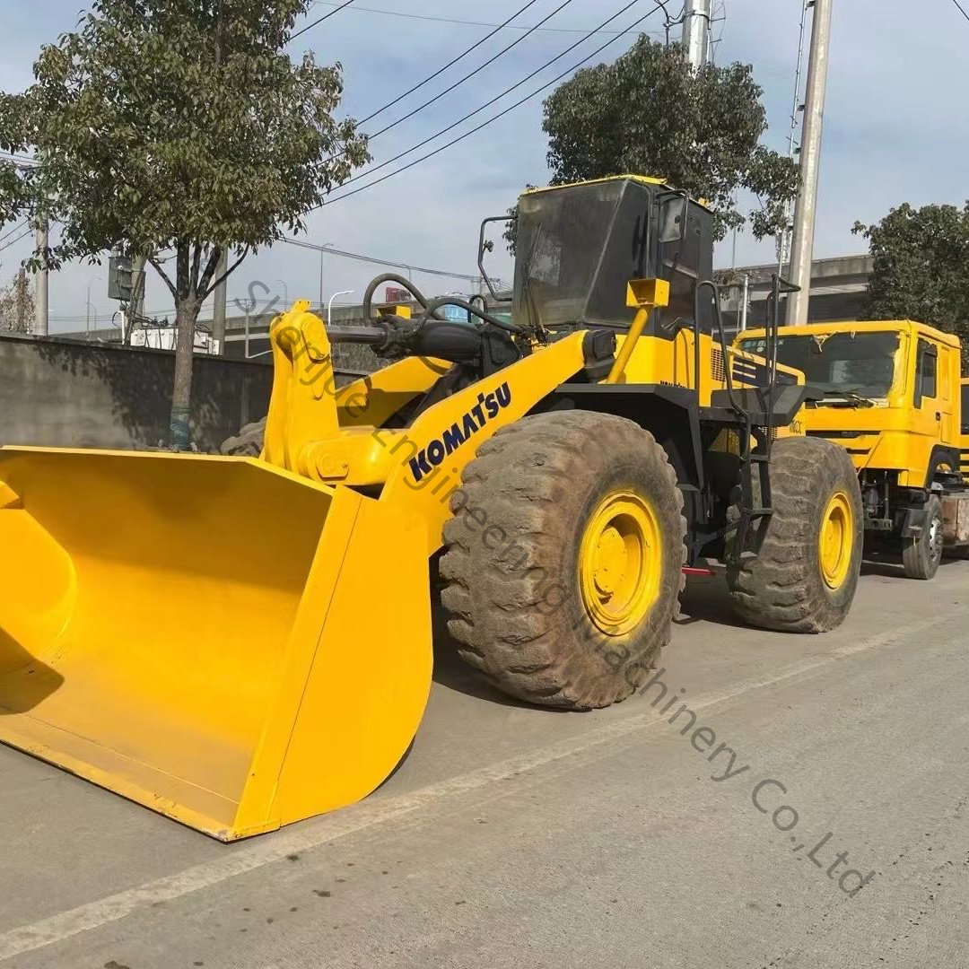 hot sale used komatsu wa470 wa500 wa600 wheel loader in original paint with high quality and low price