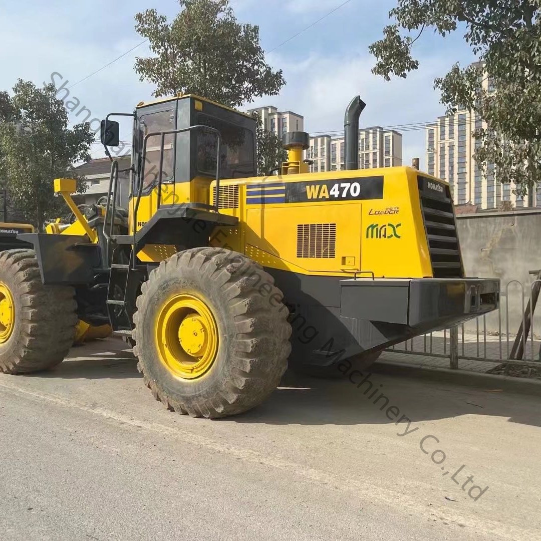hot sale used komatsu wa470 wa500 wa600 wheel loader in original paint with high quality and low price