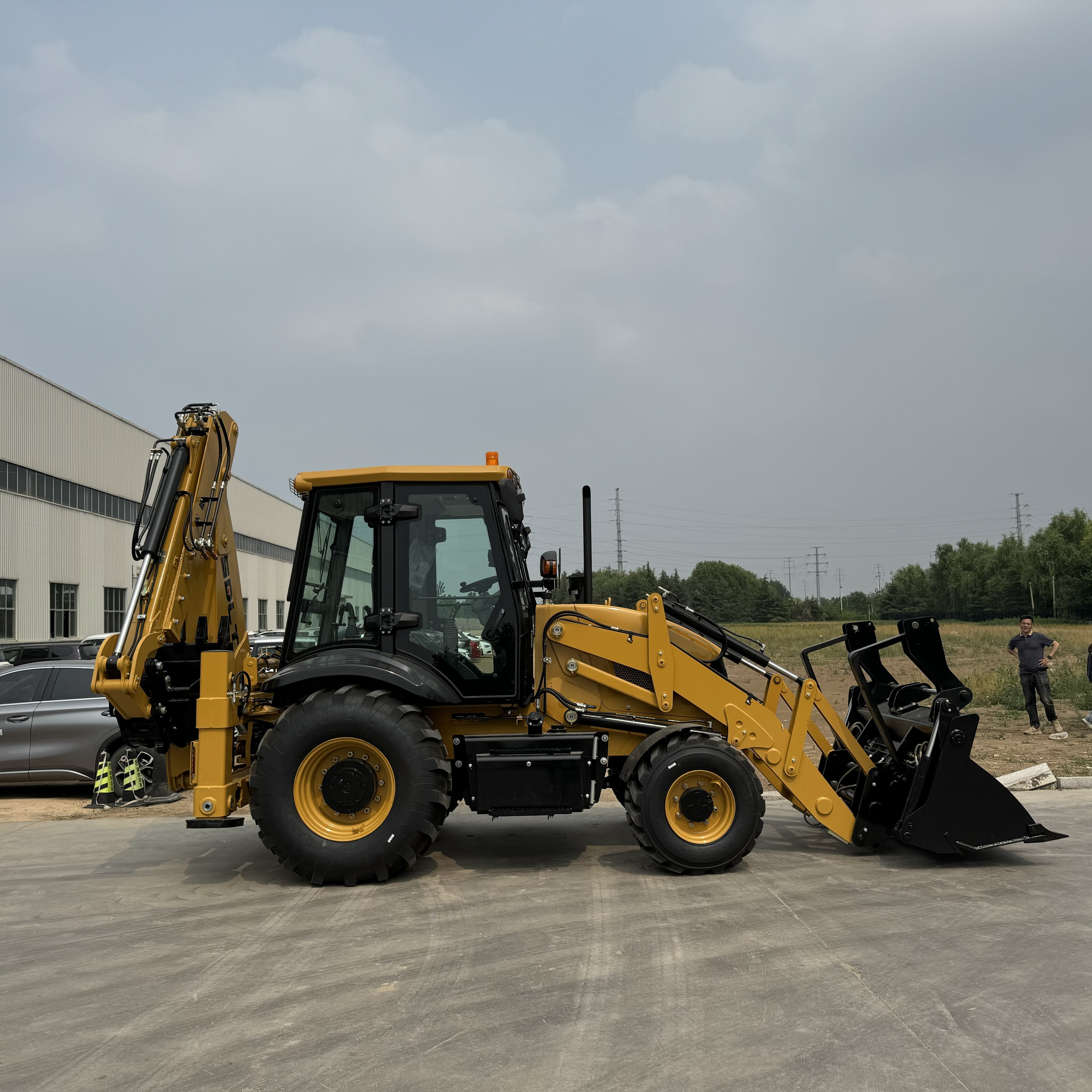 New & Used JCB Mini Backhoe Loader 4x4 Wheel  Excavator Tractor Loader