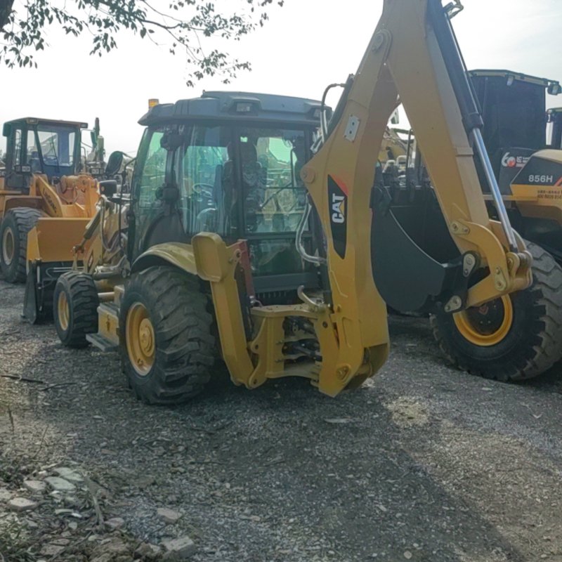 High efficiency used Cat420F front loader Four-wheel loader multi-purpose