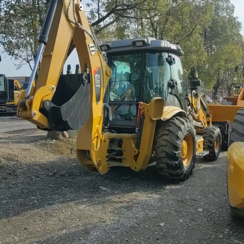 High efficiency used Cat420F front loader Four-wheel loader multi-purpose