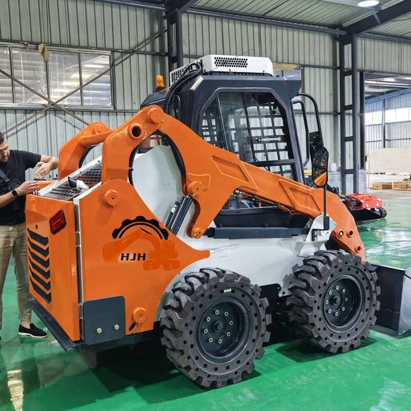Heavy Duty Equipments New Skid Steer Loader 3 Ton Mini Skid Steer Loader Diesel Wheel Loader