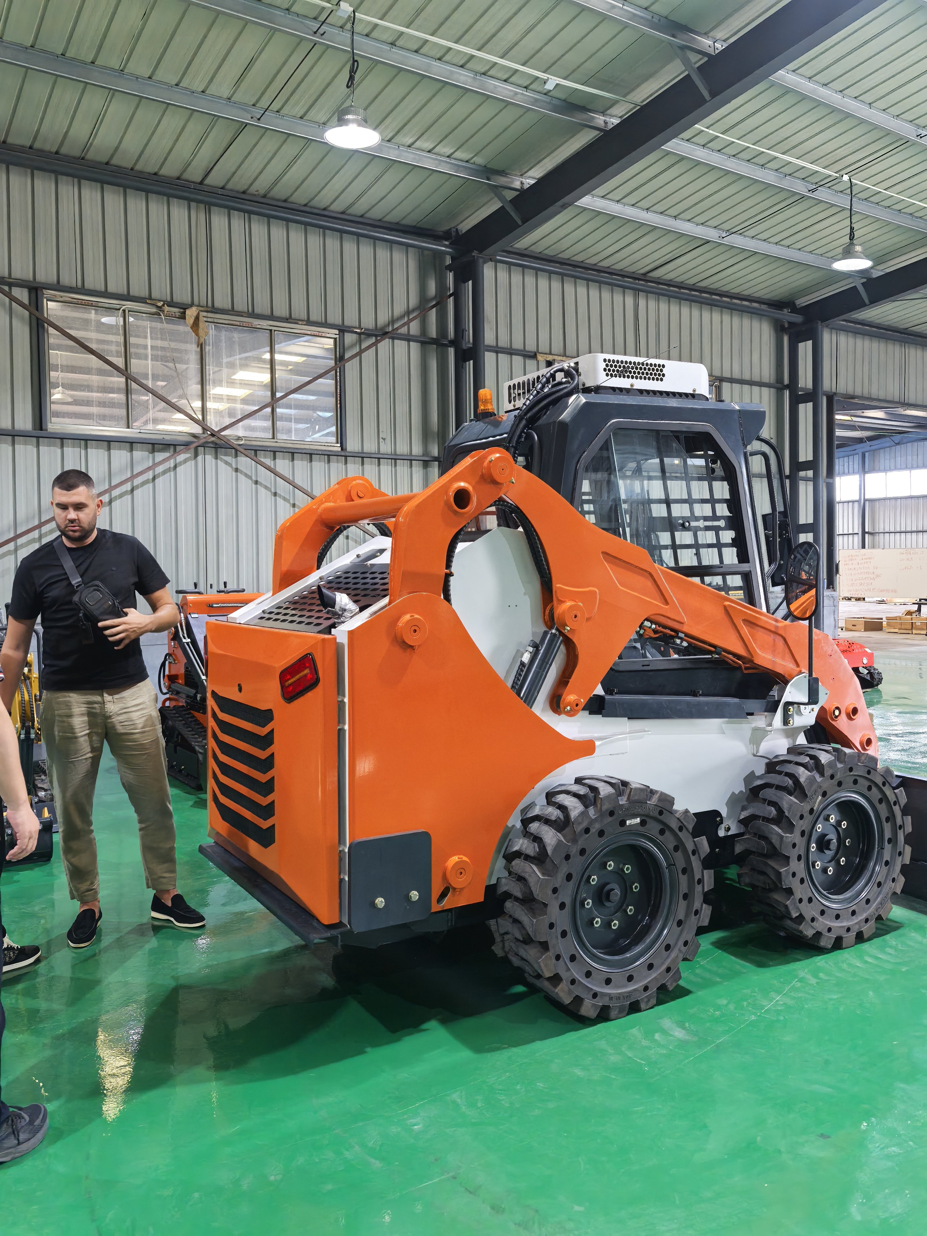 Heavy Duty Equipments New Skid Steer Loader 3 Ton Mini Skid Steer Loader Diesel Wheel Loader