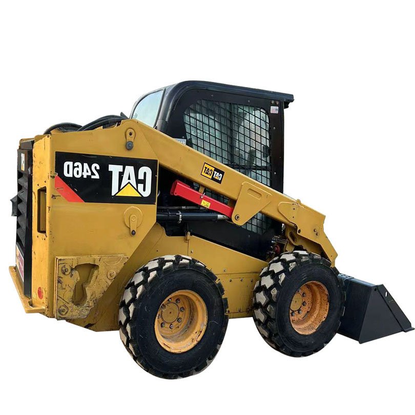 Used CAT 246D Mini Skid Steer Loader with Good Performance High Quality Cat 246c 246d 246G Loaders for Construction Machinery