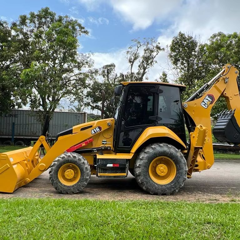 Used 4*4 Wheel Loader Backhoe with Bearing Core Components New CAT 420F Backhoe Loader for Sale