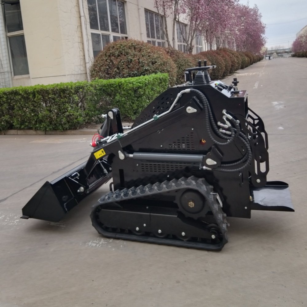Cheapest EPA EURO5 skid steer bucket 72 Mini Loader stand on skid steer with bucket