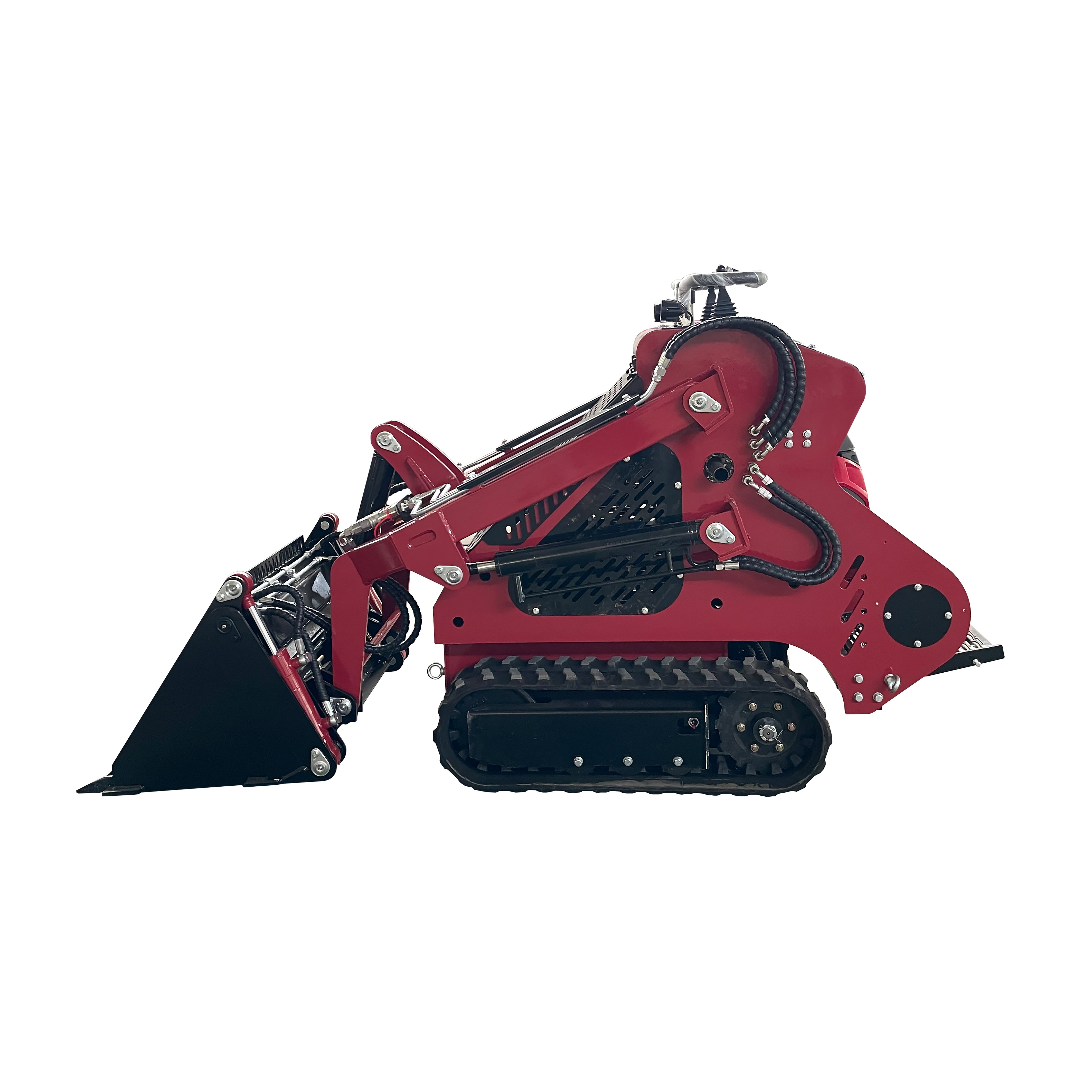Euro V EPA 320kg Cowshed Engine Skid Steer Loader Stump Grinder Attachments Flexible Operation with Bucket for 1 Year