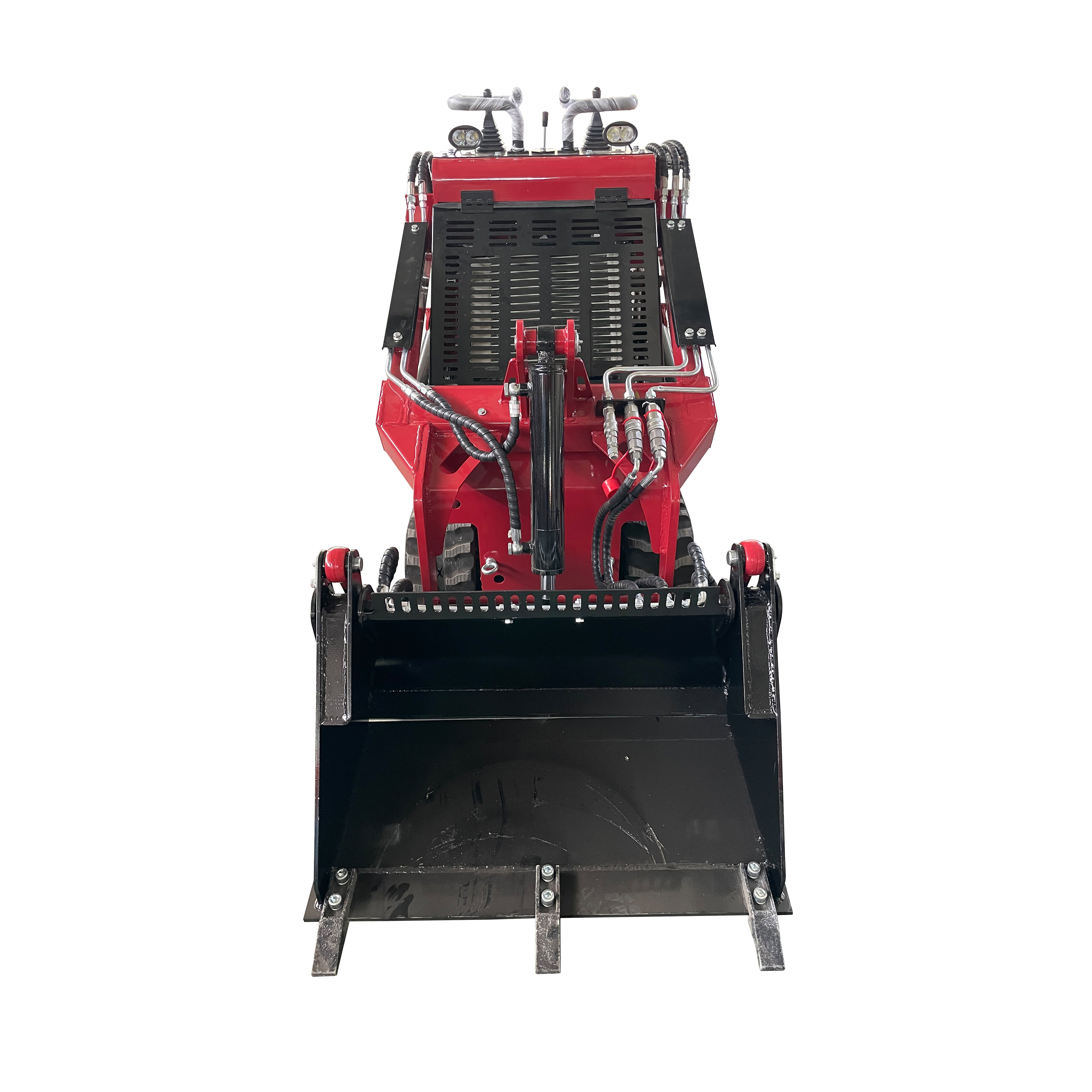 Euro V EPA 320kg Cowshed Engine Skid Steer Loader Stump Grinder Attachments Flexible Operation with Bucket for 1 Year