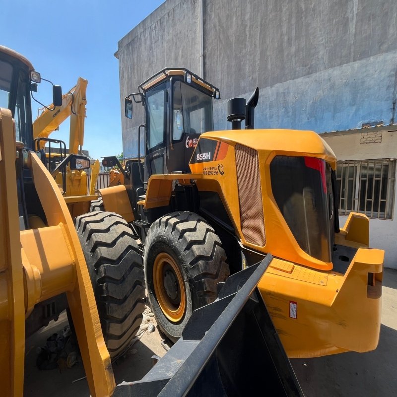 LIUGONG Used Wheel Tractor Loader 855H 856H Cat Engine 5 Ton Rated Load Competitive Price New Front Loader Gearbox Bearing