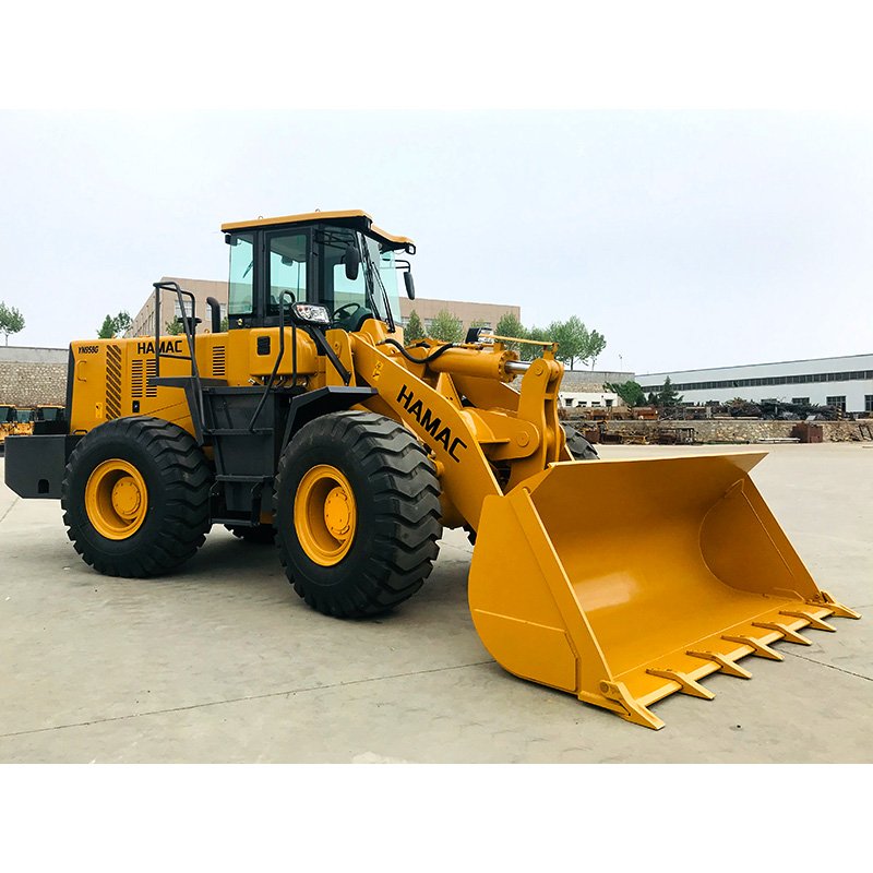 China Manufacturer mobile garden trucking wheel loader 500KG 1 ton HAMAC Earth-moving Machinery used Loaders