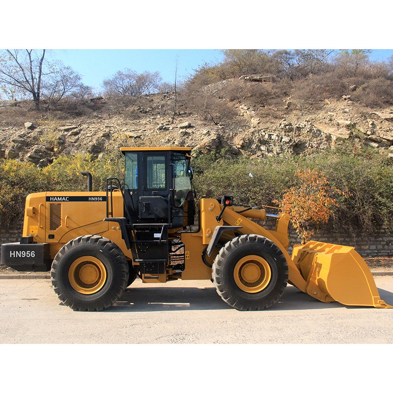 China Manufacturer mobile garden trucking wheel loader 500KG 1 ton HAMAC Earth-moving Machinery used Loaders