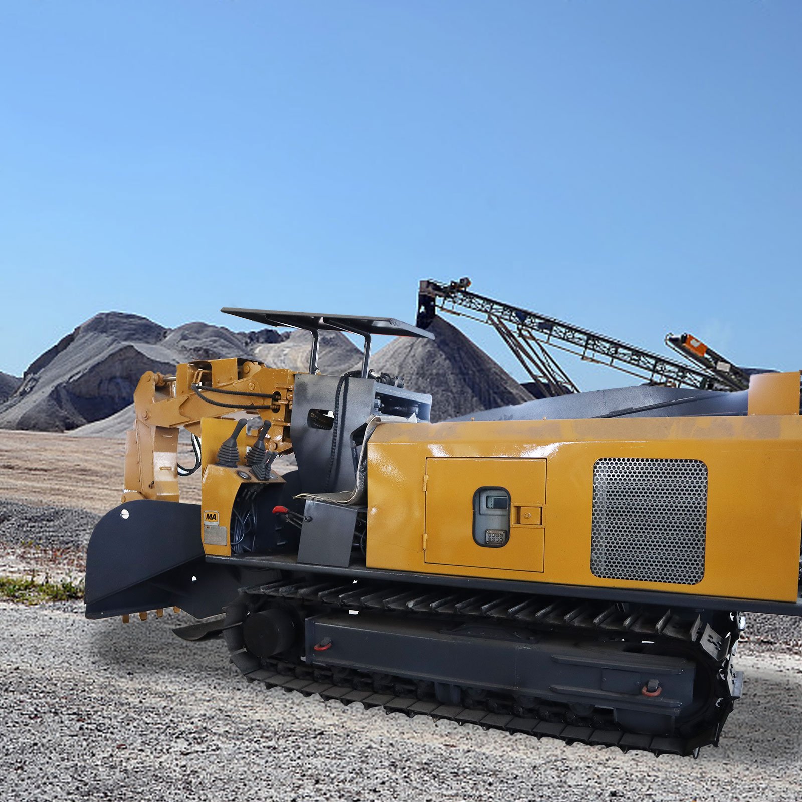 Mucking loader Haggloader combines slag removal and conveying loading used in tunnel and underground